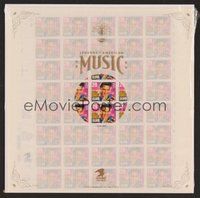 6z078 ELVIS PRESLEY U.S. postage stamps '93 great artwork of the King of rock 'n' roll!