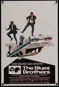 7a579 BLUES BROTHERS Belgian '80 John Belushi & Dan Aykroyd are on a mission from God!