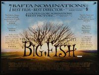 7a330 BIG FISH DS British quad '03 Tim Burton, Ewan McGregor, Albert Finney, Helena Bonham Carter!