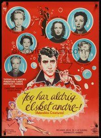7a125 ADORABLE CREATURES Danish '53 French comedy with Martine Carol & Danielle Derrieux!