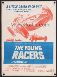 7a058 YOUNG RACERS New Zealand daybill '63 a little death each day, a lot of love every night!
