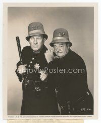7b088 ABBOTT & COSTELLO MEET THE KEYSTONE KOPS 8x10 still '55 Bud & Lou in old-time cop uniforms!