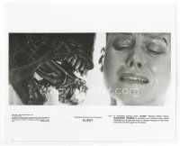 7b096 ALIEN 3 8x10 still '92 best close up of monster drooling by Sigourney Weaver's face!