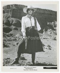 7b109 BANDOLERO 8x10 still '68 best full-length close up of sexy female gunslinger Raquel Welch!