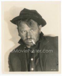 7b116 BEGGARS OF LIFE 8x10 still '28 head & shoulders close up of smoking Wallace Beery by Richee!