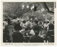 7b187 DAUGHTER OF SHANGHAI 8x10 still '37 Anna May Wong performing for large crowd in nightclub!