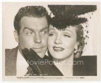 7b354 LADY IS WILLING 8x10 still R49 romantic close up of Marlene Dietrich & Fred MacMurray!