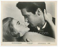 7b541 VIVA LAS VEGAS 8x10.25 still '64 best romantic close up of Elvis Presley & sexy Ann-Margret!