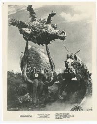 7b567 YOG: MONSTER FROM SPACE 8x10 still '71 special fx image with giant squid, lobster & turtle!