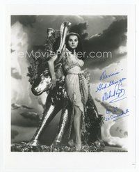 7c197 DEBRA PAGET signed 8x10 REPRO still '90s full-length as Lilia from The Ten Commandments!