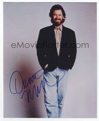 7c199 DENNIS MILLER signed color 8x10 REPRO still '00s full-length portrait standing & smiling!