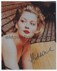 7c226 GRETCHEN MOL signed color 8x10 REPRO still '00s head & shoulders close up of the sexy blonde!
