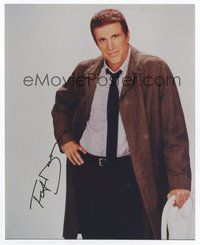7c315 TED DANSON signed color 8x10 REPRO still '00s full-length portrait his hand on his hip!