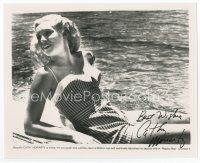 7c021 CATHY MORIARTY signed 8x10 still '80 full-length as Vickie in bathing suit from Raging Bull!