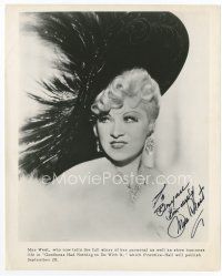 7c100 MAE WEST signed 8x10 still '70 glamour portrait for the publication of her book!