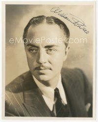 7c151 WILLIAM POWELL signed 8x10 still '30s great head & shoulders portrait by Elmer Fryer!