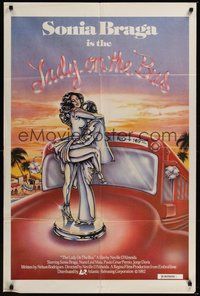7d015 A DAMA DO LOTACAO int'l 1sh '82 Sonia Braga, Lady on the Bus, Ron Kriss art!