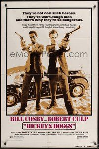 7d398 HICKEY & BOGGS 1sh '72 Bill Cosby & Robert Culp keep firing until they hit anything!