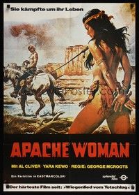 7e072 APACHE WOMAN German '78 Giorgio Mariuzzo, sexy artwork of cowboy & slave woman!