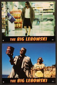7e859 BIG LEBOWSKI 7 French LCs '98 Coen Brothers cult classic, Jeff Bridges, John Goodman!