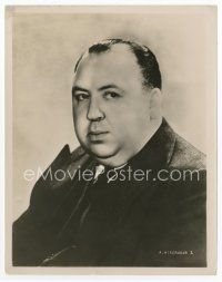 7f039 ALFRED HITCHCOCK 8x10 still '20s incredible youngest head & shoulders portrait!