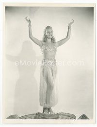 7f071 BETTY GRABLE deluxe 8x10 still '40 full-length wearing harem girl outfit from Tin Pan Alley!