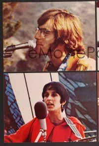 7g073 CELEBRATION AT BIG SUR 8 color 10.5x14 stills '71 celebrate with Joan Baez!