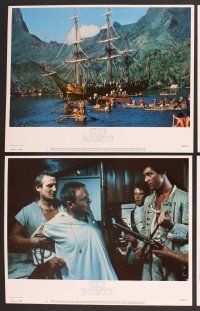 7g057 BOUNTY 8 LCs '84 Mel Gibson, Anthony Hopkins, Laurence Olivier, Mutiny on the Bounty!