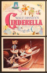 7g080 CINDERELLA 8 LCs R57 Walt Disney classic romantic musical fantasy cartoon!
