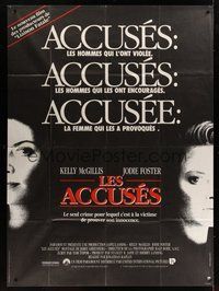 7h366 ACCUSED French 1p '88 Jodie Foster, Kelly McGillis, the case that shocked a nation!
