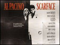 7h001 SCARFACE French 8p '84 Al Pacino as Tony Montana, Michelle Pfeiffer, De Palma, Oliver Stone