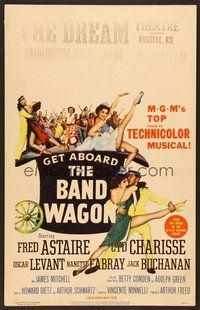 7h173 BAND WAGON WC '53 Fred Astaire & sexy Cyd Charisse showing her legs!