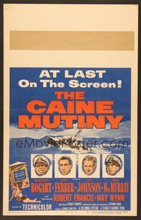 7h191 CAINE MUTINY WC '54 art of Humphrey Bogart, Jose Ferrer, Van Johnson & Fred MacMurray!