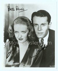 7j200 BETTE DAVIS/HENRY FONDA signed 8x10 REPRO still '70s by BOTH of the legendary stars!