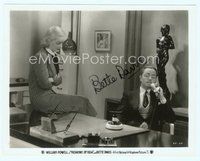 7j143 BETTE DAVIS signed 8x10 still '34 with William Powell from Fashions of 1934!