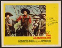 7j061 MAGNIFICENT SEVEN signed LC #3 '60 by Eli Wallach, as the evil bandit Calvera!