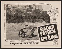 7j068 RADAR PATROL VS SPY KING signed Chapter 10 LC '49 by Kirk Alyn, Republic serial!