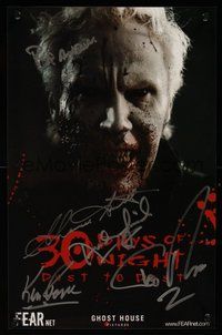 7j127 30 DAYS OF NIGHT: DUST TO DUST signed special 11x17 '08 by four top cast members!