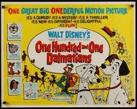 7m078 ONE HUNDRED & ONE DALMATIANS 1/2sh '61 most classic Walt Disney canine family cartoon!
