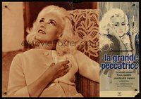 7m215 BAY OF THE ANGELS Italian photobusta '63 Jacques Demy's La Baie des anges, Jeanne Moreau!