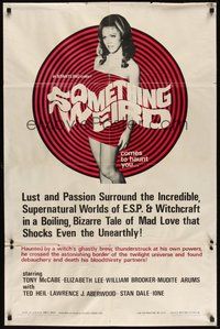 7m042 SOMETHING WEIRD 1sh '67 Herschell Gordon Lewis, lust, passion, supernatural, bizzare tales!