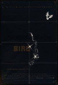 7r086 BIRD int'l 1sh '88 directed by Clint Eastwood, biography of jazz legend Charlie Parker!