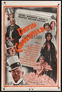 7r180 DAVID COPPERFIELD 1sh R62 W.C. Fields stars as Micawber in Charles Dickens' classic story!