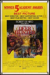 7r194 DEER HUNTER awards 1sh '78 directed by Michael Cimino, Robert De Niro, Christopher Walken!