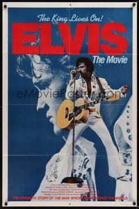 7r223 ELVIS 1sh '79 Kurt Russell as Presley, directed by John Carpenter, rock & roll!