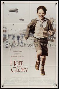 7r365 HOPE & GLORY 1sh '87 John Boorman's childhood memories of England during World War II!