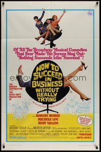 7r379 HOW TO SUCCEED IN BUSINESS WITHOUT REALLY TRYING 1sh '67 Robert Morse, Michele Lee!