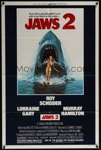 7r410 JAWS 2 1sh '78 just when you thought it was safe to go back in the water!