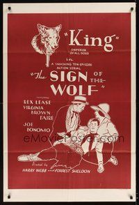 7r749 SIGN OF THE WOLF 1sh R40s serial from Jack London's story!