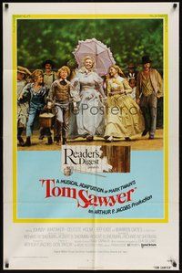 7r874 TOM SAWYER 1sh '73 Johnny Whitaker & young Jodie Foster in Mark Twain's classic story!